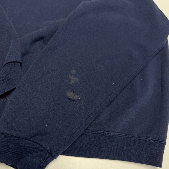 Vintage Fire Dept Sweatshirt Mens Large Blue Crew Neck Plumas Eureka California - Picture 7 of 13